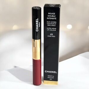 Chanel Rouge Double Ended Intense Ultra wear lip Color shade 49 Ever Red NIB